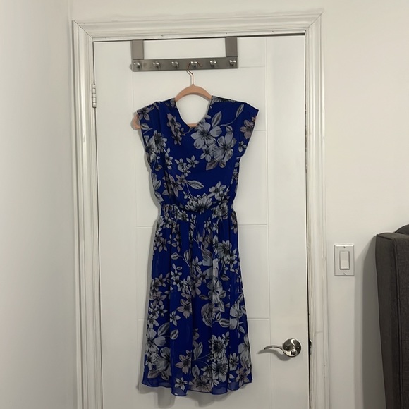 New Floral Blue Dress! - Picture 3 of 4